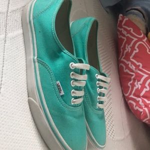 Vans Shoes - Turquoise Vans Vans Shoes - Turquoise Vans